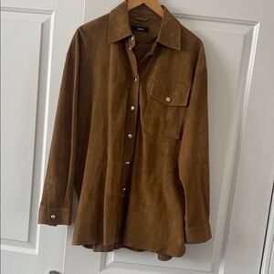 Arma Oversized Suede Jacket